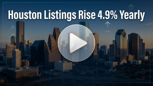 Houston Listings Rise 4.9% Yearly